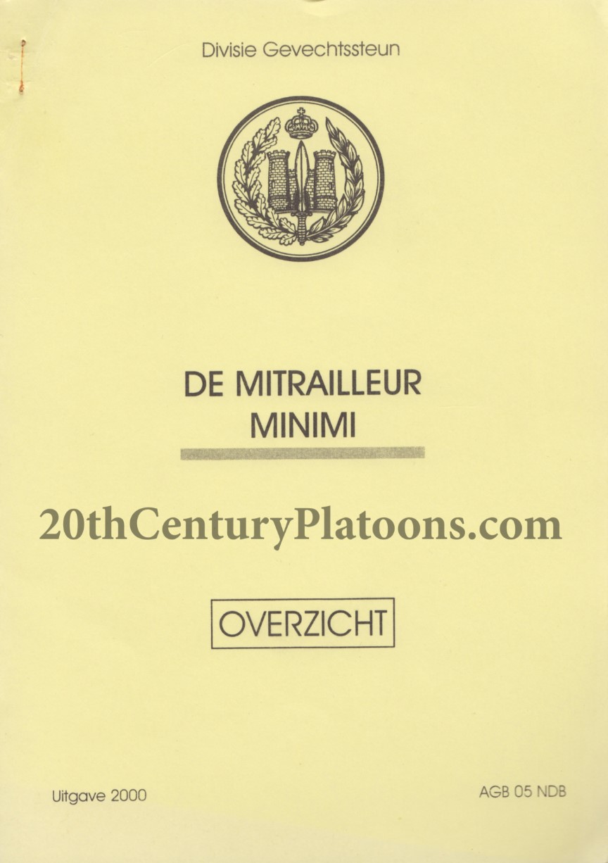The cover of the 2000 FN Minimi manual
